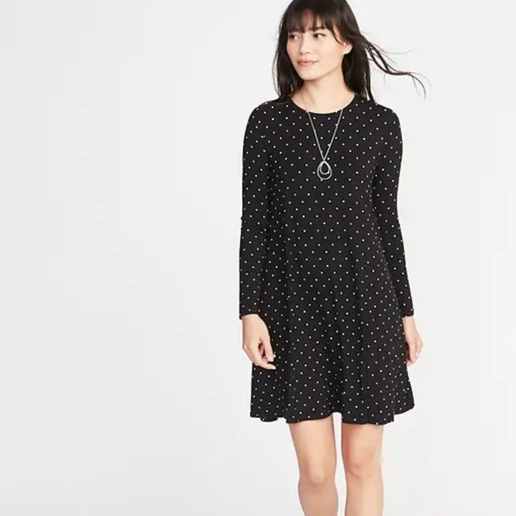 Old Navy Dresses & Skirts - Polka Dot Jersey Swing Dress EUC Old Navy Dresses & Skirts - Polka Dot Jersey Swing Dress EUC
